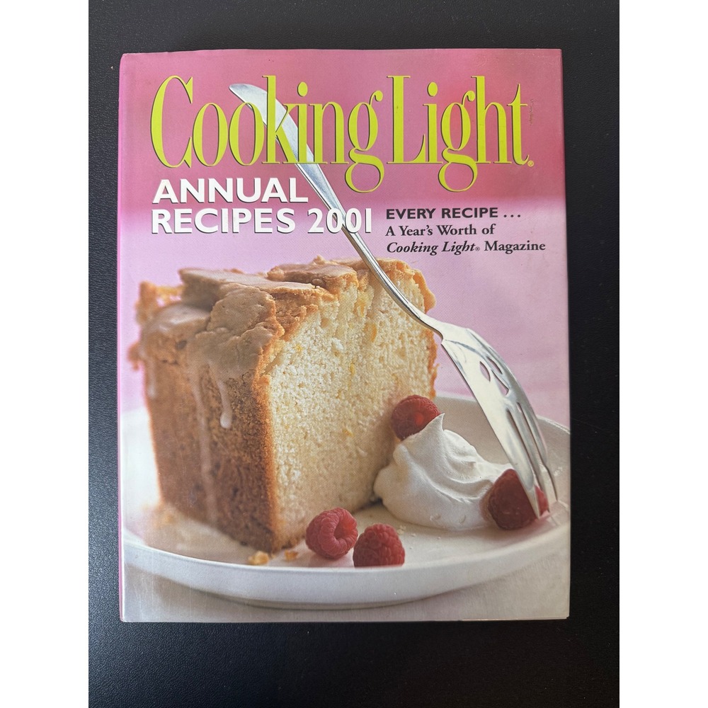Cooking Light Annual Recipes 2001 Hardcover Cookbook Oxmoor House Healthy Eating